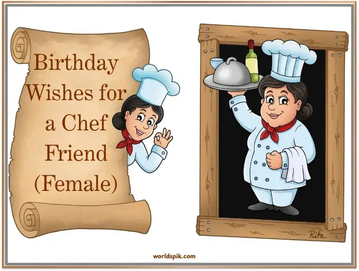10 Birthday Wishes for a Chef Friend (Female)