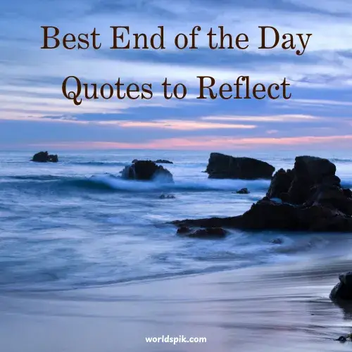 Best End of the Day Quotes to Reflect