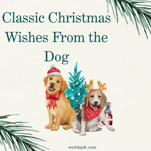 Classic Christmas Wishes From the Dog