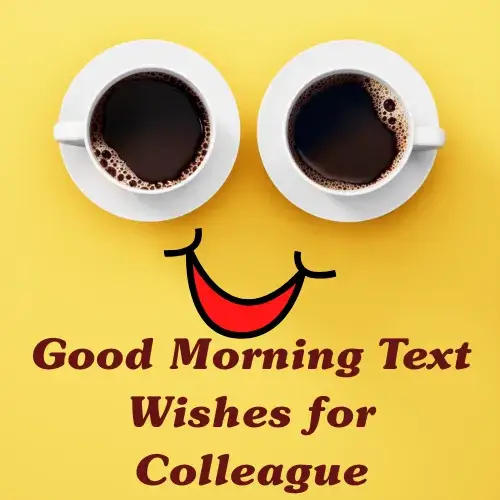 Good Morning Text Wishes for Colleague