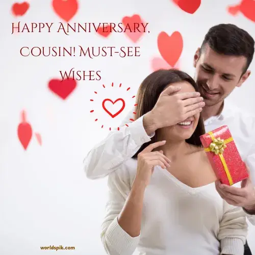 Happy Anniversary, Cousin! Must-See Wishes