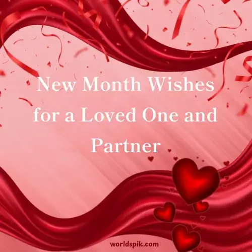 New Month Wishes for a Loved One and Partner