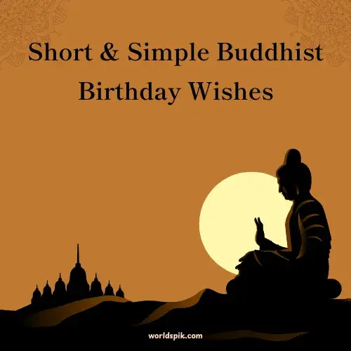 Short & Simple Buddhist Birthday Wishes