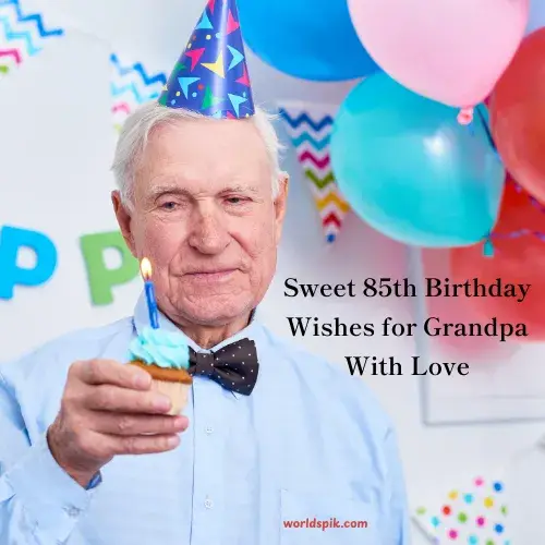 Sweet 85th Birthday Wishes for Grandpa With Love