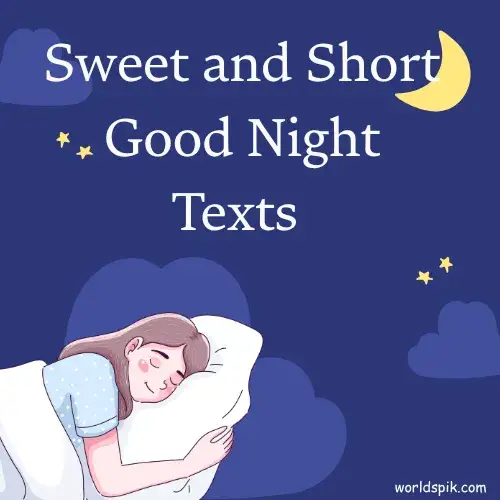 Sweet and Short Good Night Texts