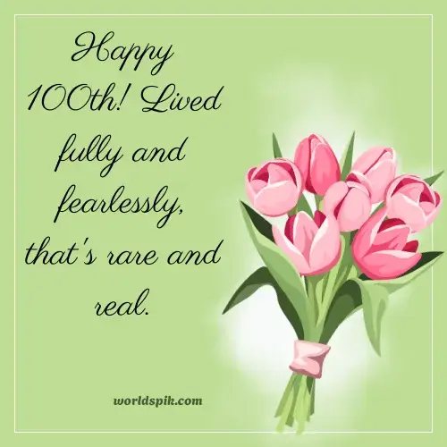 100th Birthday Wishes for Men