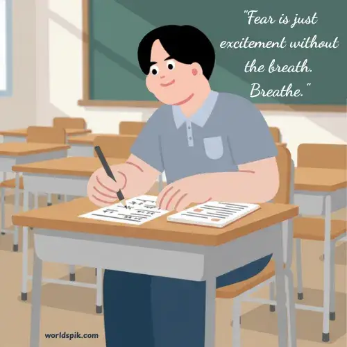 Exam Fear Motivation Quotes